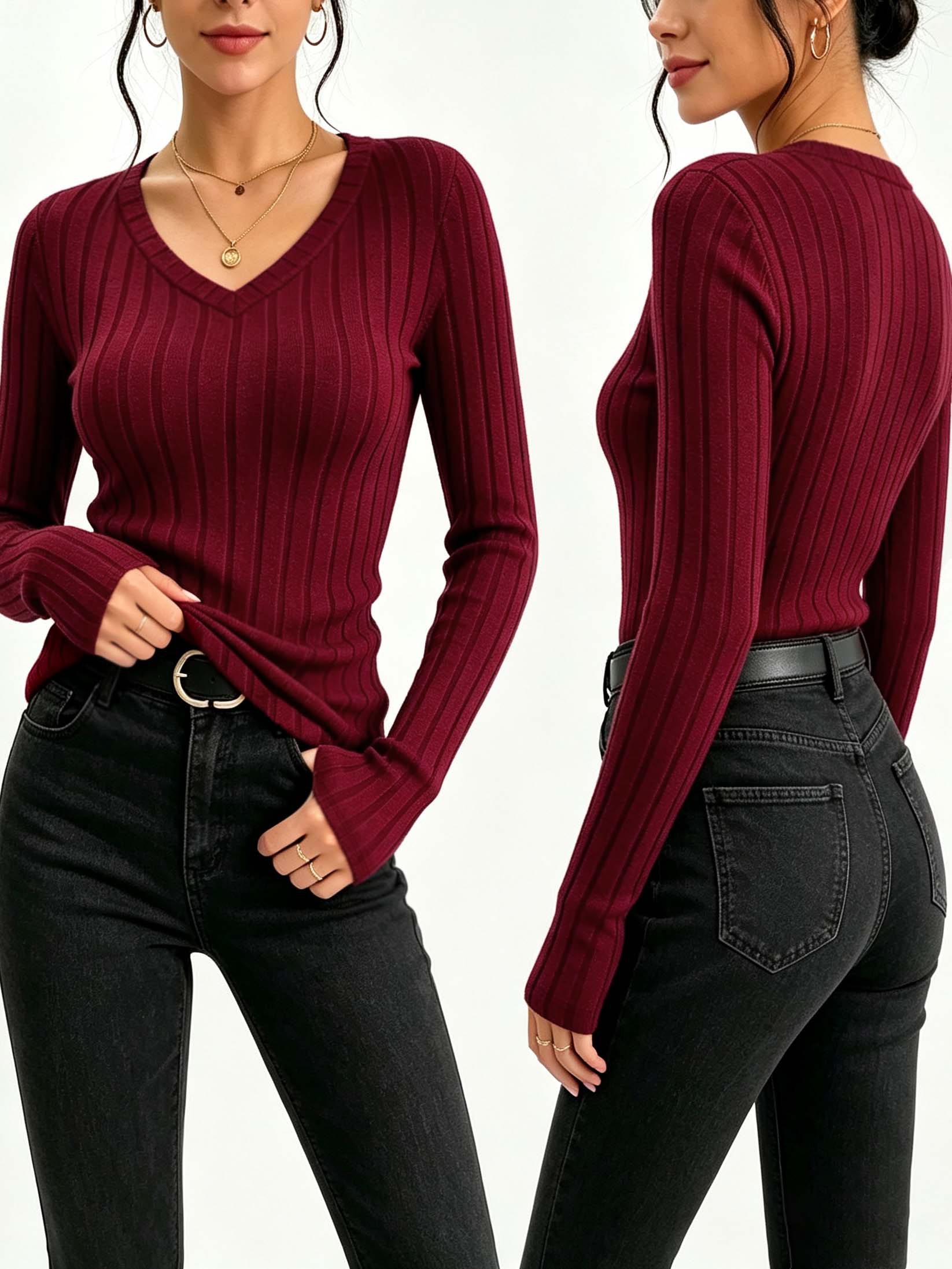 Damska gładka bluzka z dekolte – Blouses recenzja i cena