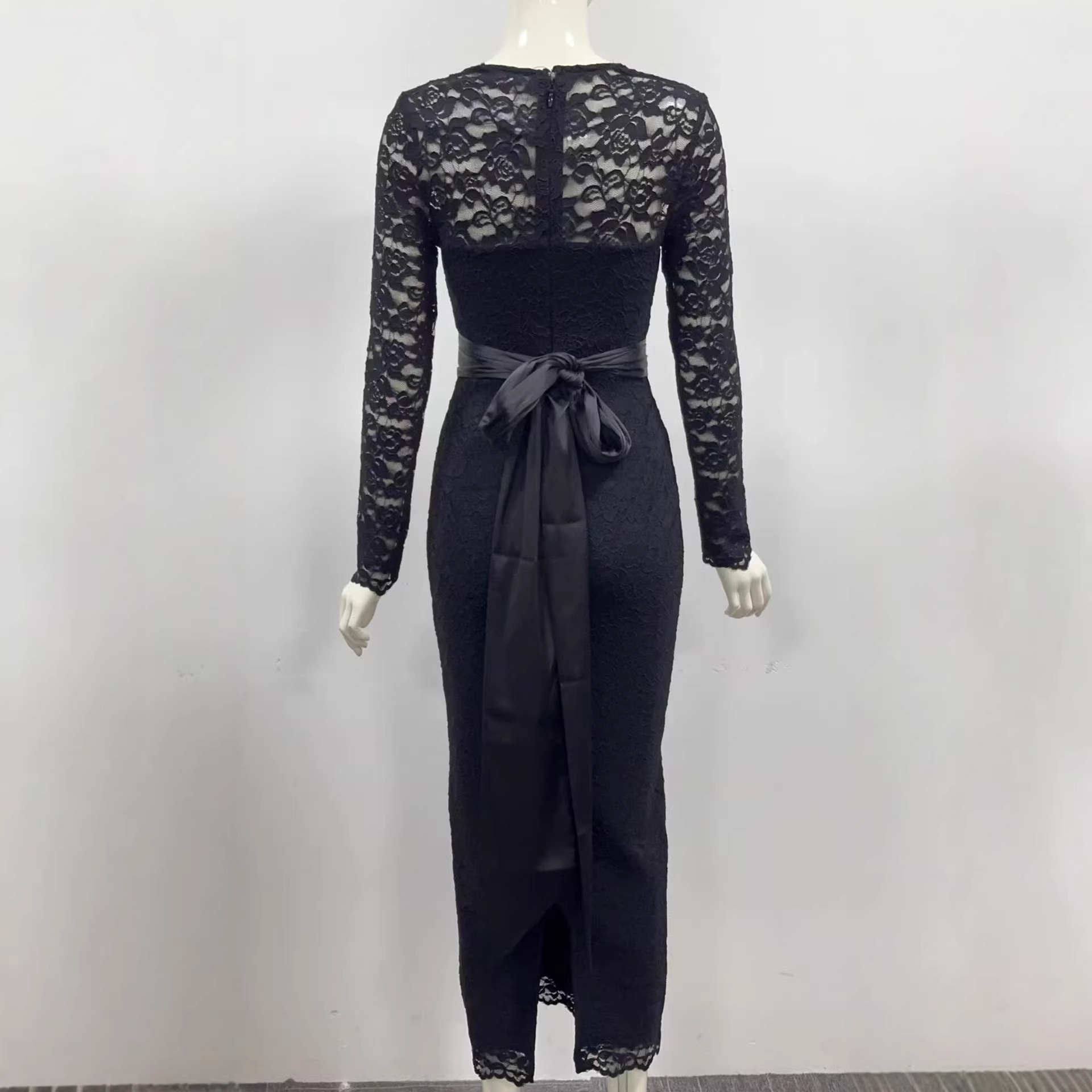 Seksowna sukienka maxi z długi – Sexy Mesh Sheer Bodycon Dress recenzja i cena