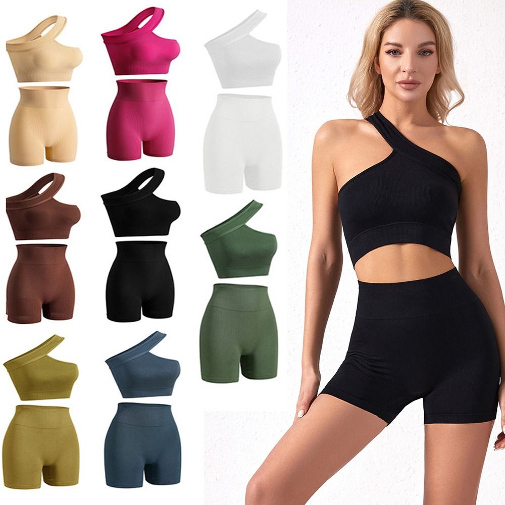 2-częściowy wygodny, bezszwowy – Seamless Ribbed Workout Tank Top recenzja i cena