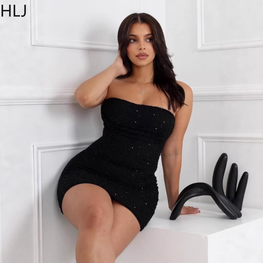 HLJ Seksowna Damska Sukienka M – Sparkly Rhinestone Club Party Dress recenzja i cena
