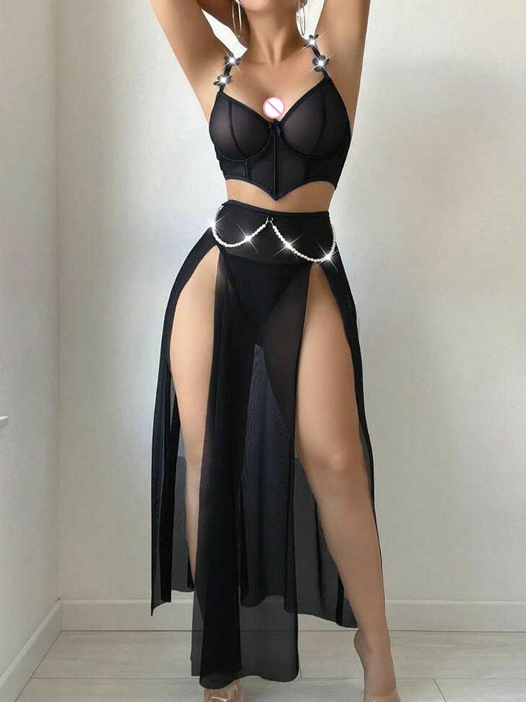 Seksowna, obcisła sukienka z p – Sexy Mesh Sheer Bodycon Dress recenzja i cena