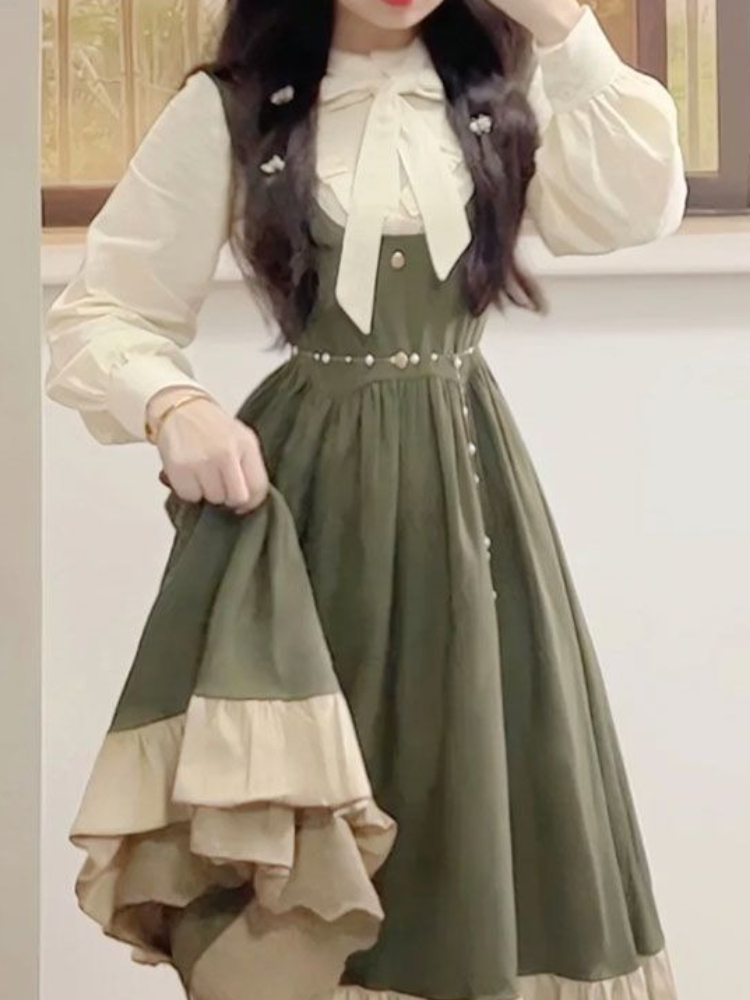 Sukienka na ramiączkach w styl – Korean Style A Line Shirt Dress recenzja i cena